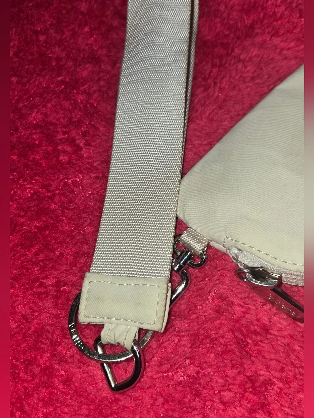 Lululemon Small White Wristlet Pouch